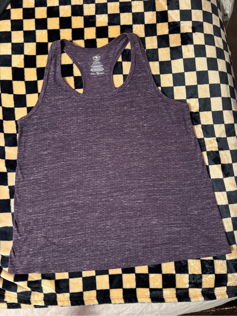 Athletic Works Heather Plum Racerback Tank